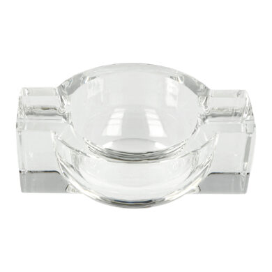 Doutníkový popelník křišťál 2D, kulatý