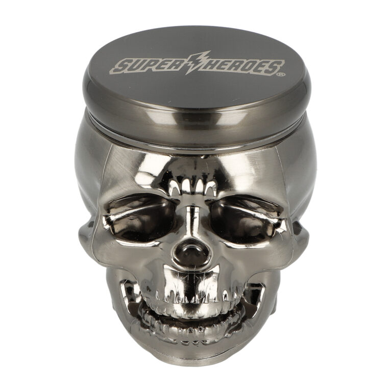 Drtič tabáku kovový Super Heroes Dark Skull, 55mm