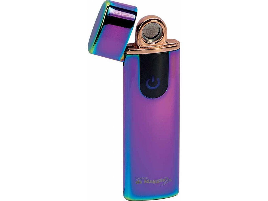 USB zapalovač Lucca di Maggio, úzký duhový