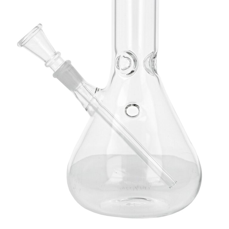 Skleněný bong Beaker Sand Leaf, 35cm