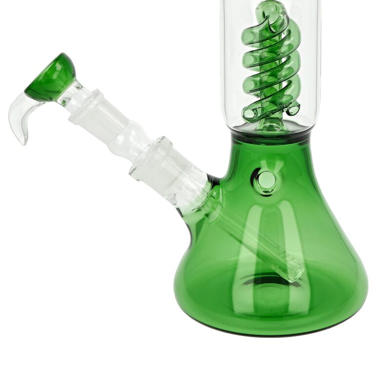 Skleněný bong s perkolací Thug Life Series V2 Green, 35cm