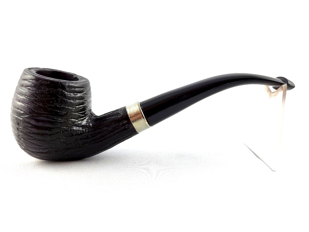 Buková pracovní dýmka rustik zahnutá, bez filtru