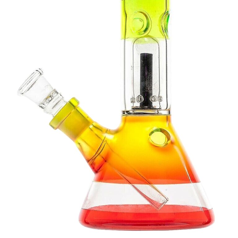 Skleněný bong s perkolací Amsterdam RYG, 30cm