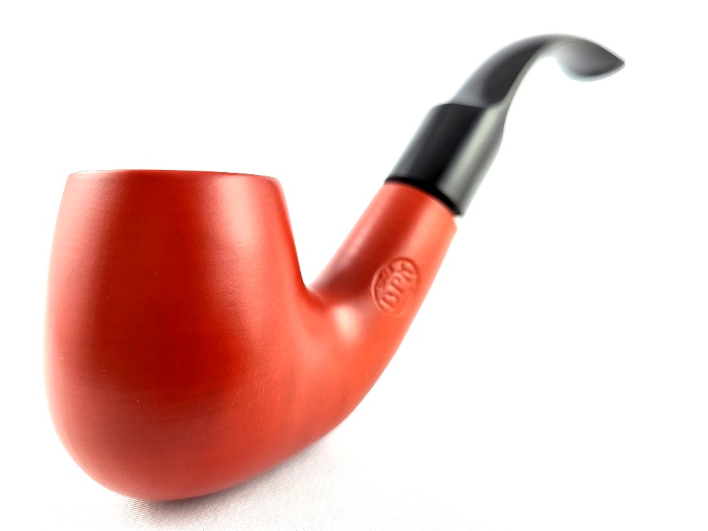 Dýmka z hruškového dřeva, oranžová  7365