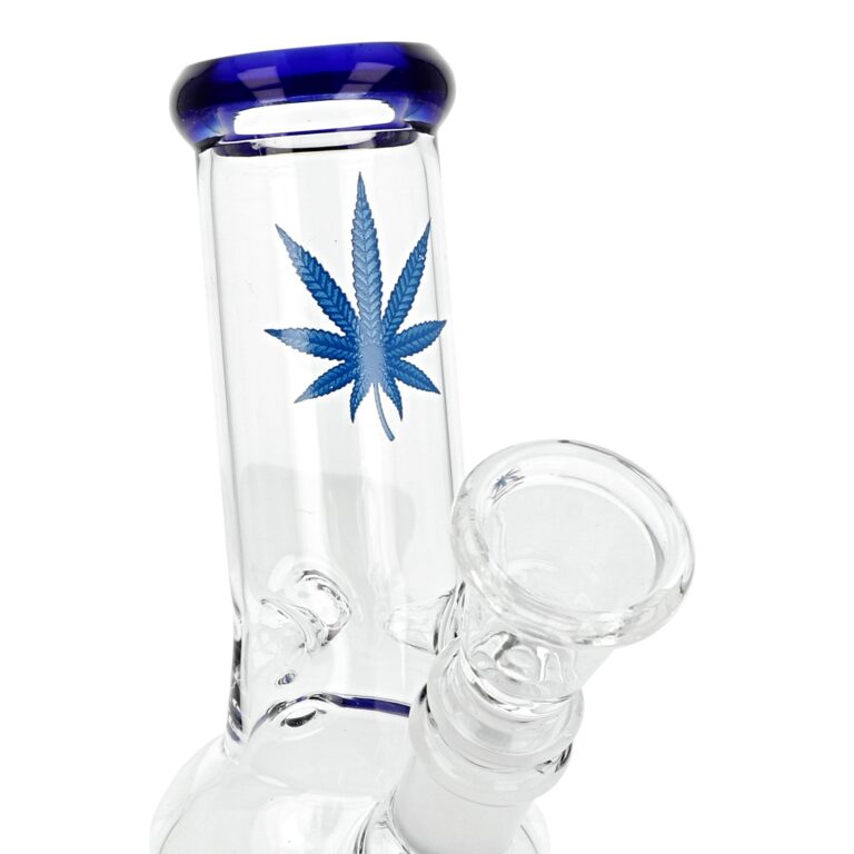 Skleněný bong Super Heroes Bowls Blue, 18cm