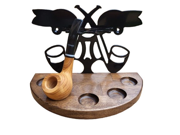 Stojánek na dýmky půlkulatý, 5ks, SPC, tobacco