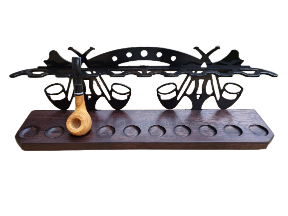 Stojánek na dýmky rovný, 10ks, VPC, tobacco