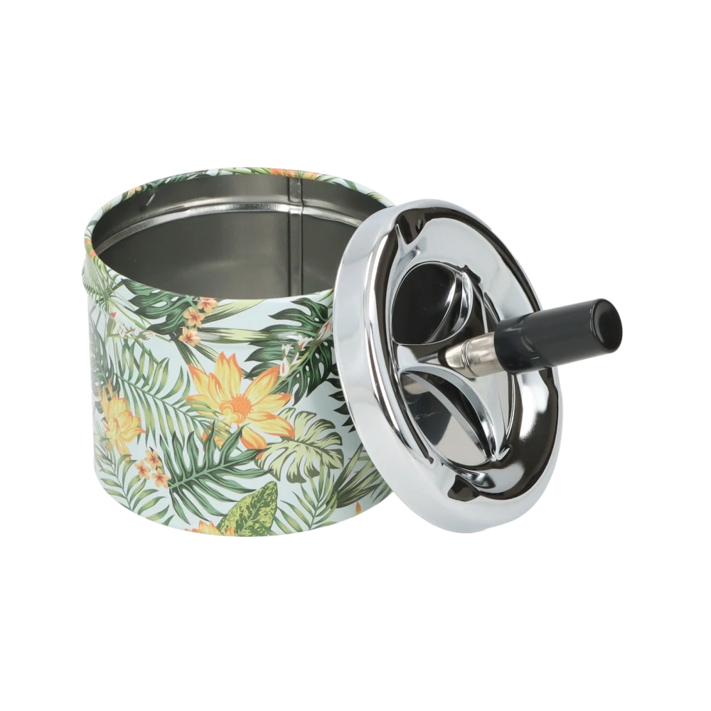 Cigaretový popelník kovový otočný Angelo Tropical, 9cm