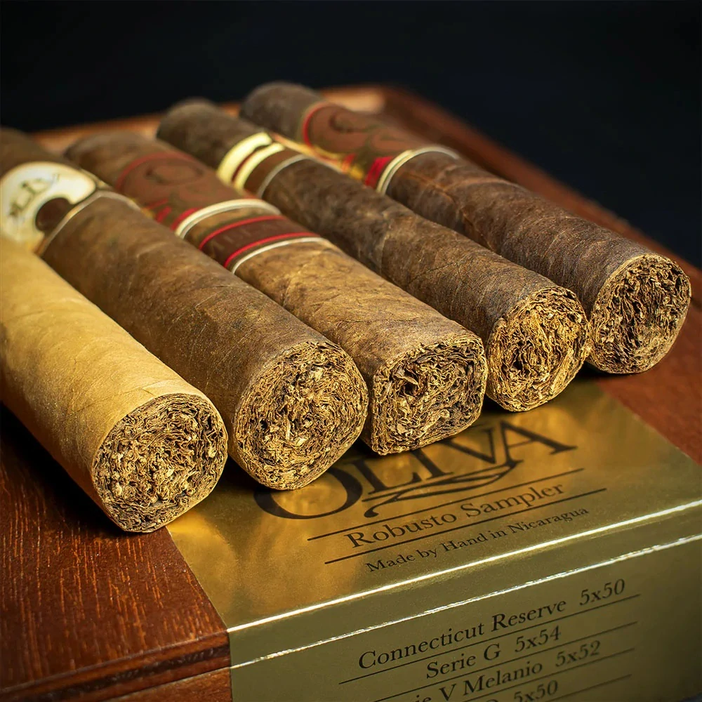 Doutníky Oliva Sampler International Robusto Variety, 5ks