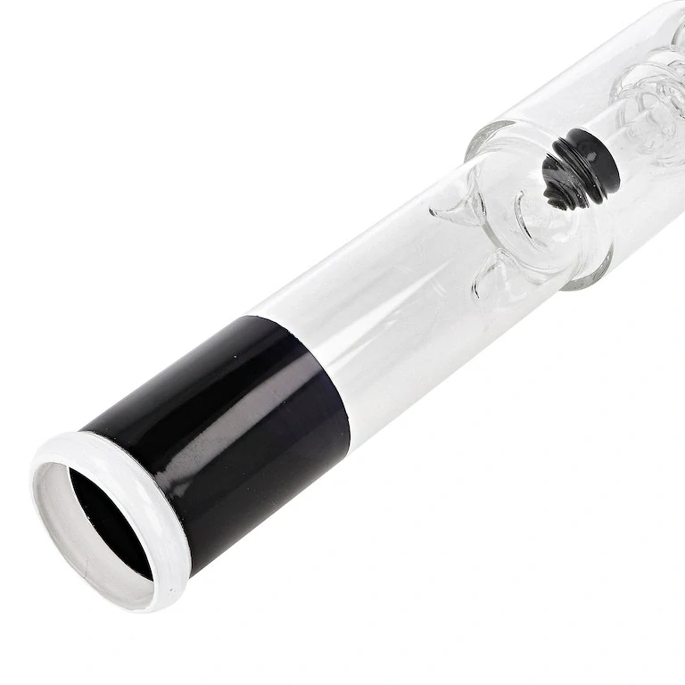 Skleněný bong s perkolací Premium B&W, 40cm