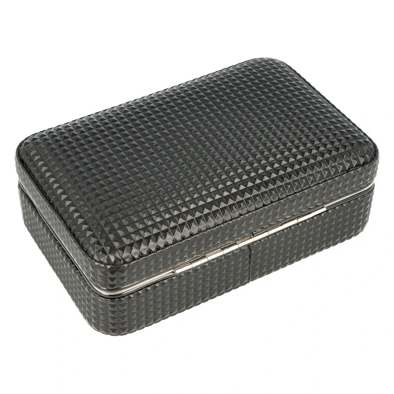 Humidor na doutníky Angelo cestovní  Diamond Black II 19x12,5x7cm