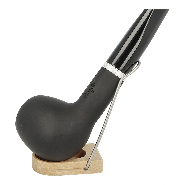 Dýmka Angelo Meerschaum II, black matt, ring, filtr 9mm