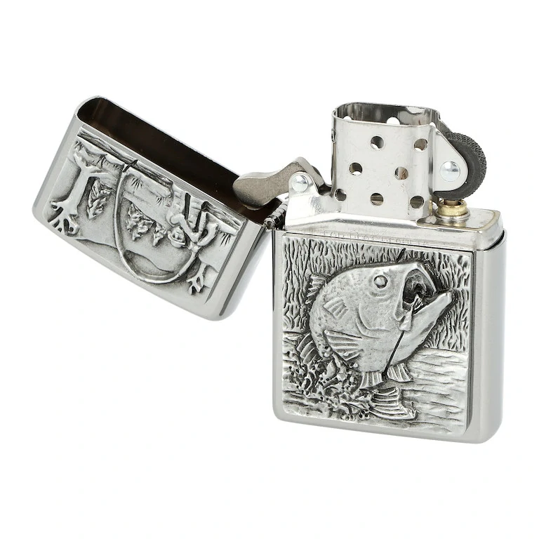 Zapalovač Zippo Bass Fishing, broušený