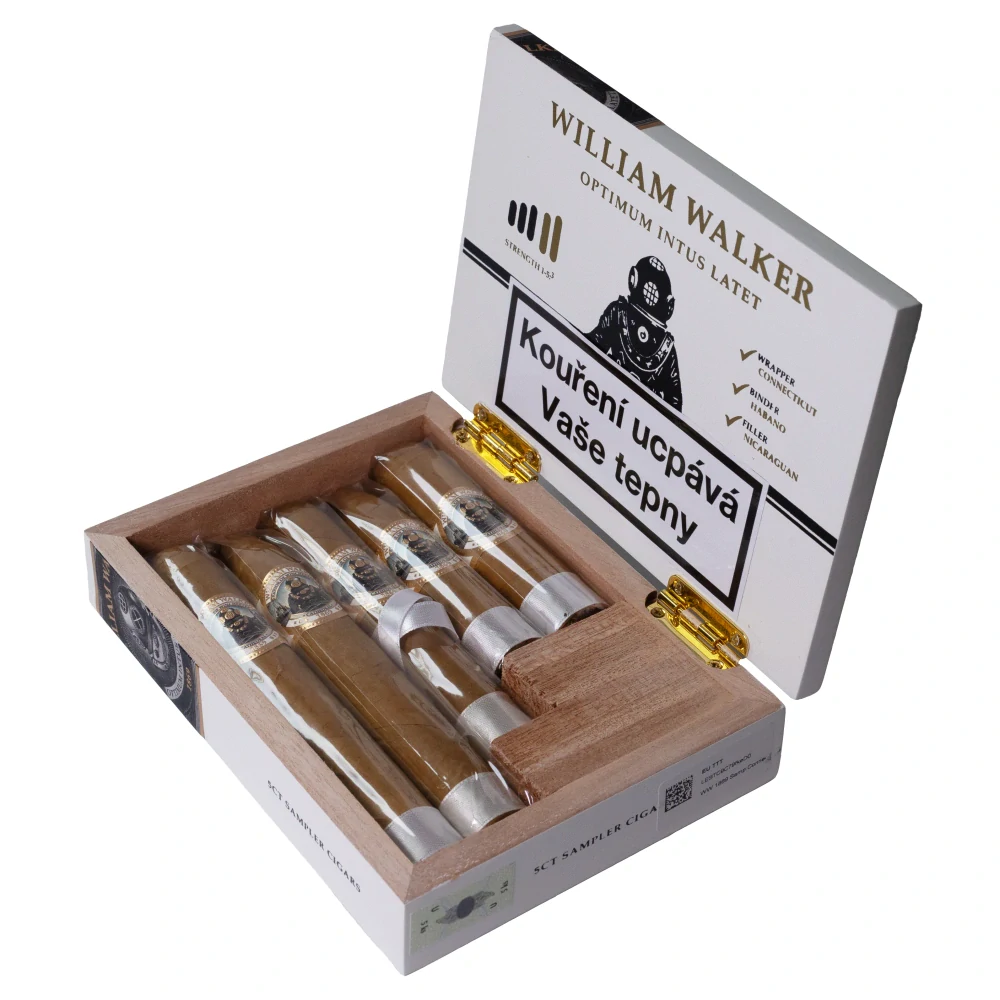 Doutníky William Walker Sampler Connecticut, 5ks