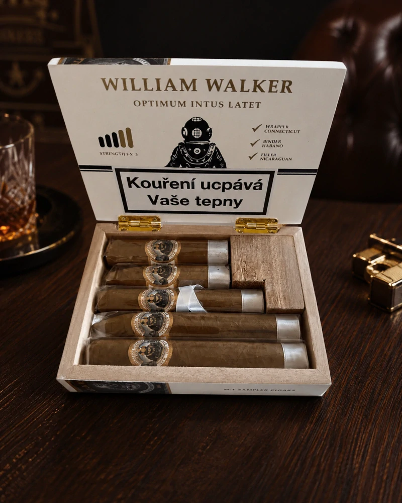 Doutníky William Walker Sampler Connecticut, 5ks