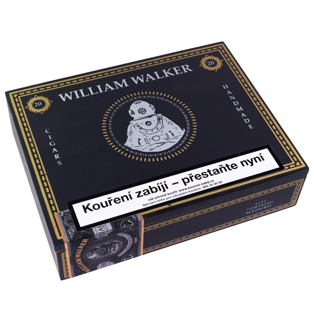 Doutníky William Walker Maduro Torpedo, 1ks