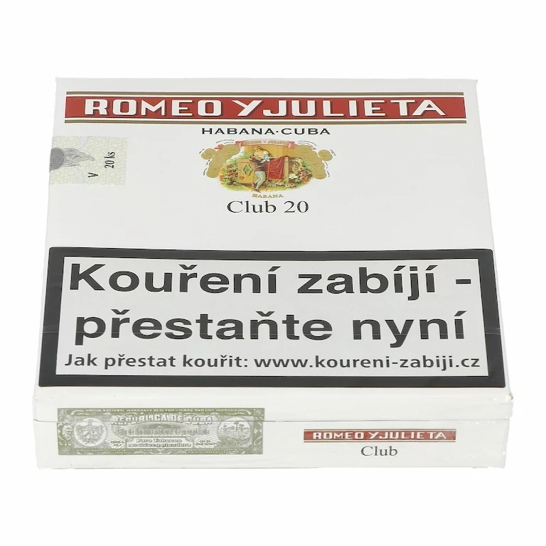 Doutníky Romeo y Julieta Club, 20ks
