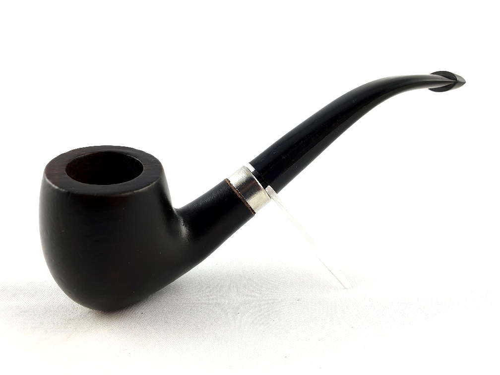 Buková pracovní dýmka zahnutá, bez filtru