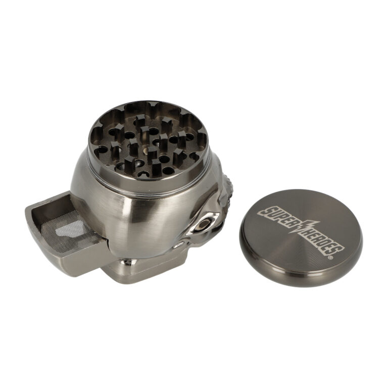 Drtič tabáku kovový Super Heroes Dark Skull, 55mm
