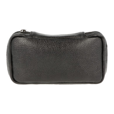 Pouzdro na 2 dýmky etue Angelo černé, kožené