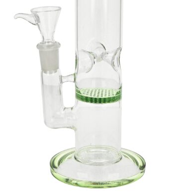 Skleněný bong s perkolací Ice Honey Green, 25cm