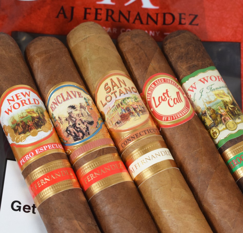 Doutníky AJ Fernandez Premium Robusto Sampler 5ks