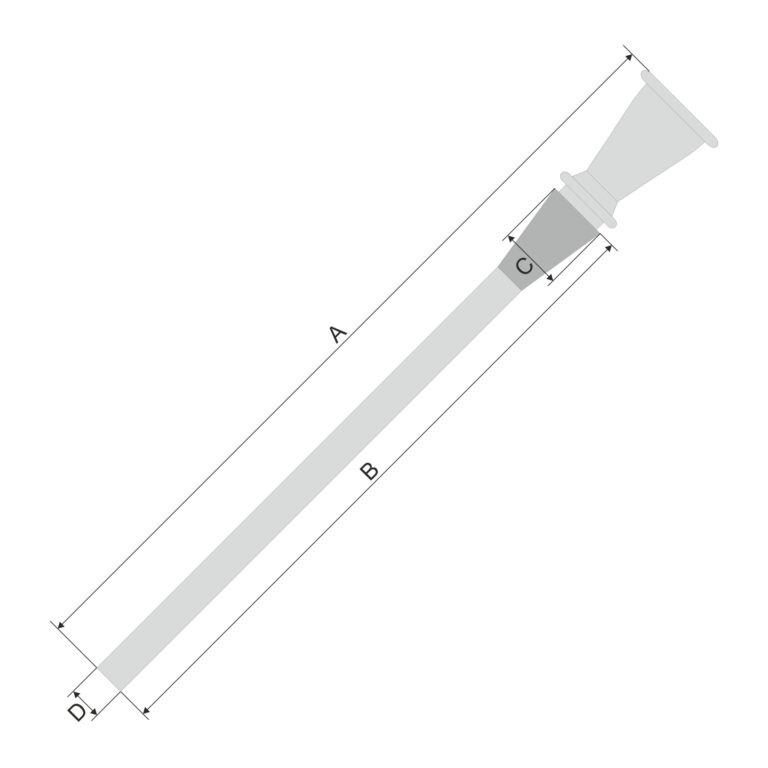 Chillum Diffuser Boost, 10,3cm, 18,8mm/18,8mm