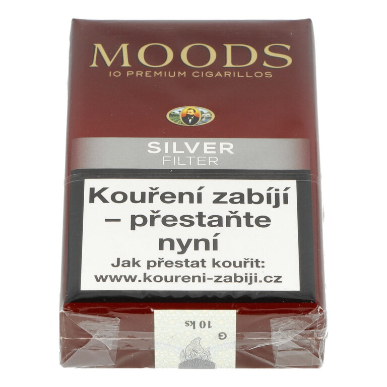 Doutníky Dannemann Moods Silver Filter, 10ks