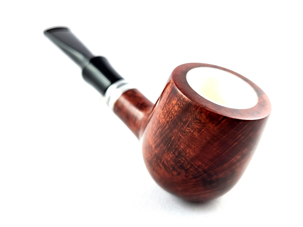 Dýmka Angelo Meerschaum Straight s pouzdrem, filtr 9mm