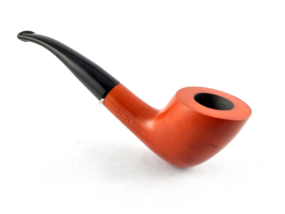 Dýmka z hruškového dřeva, oranžová  6558