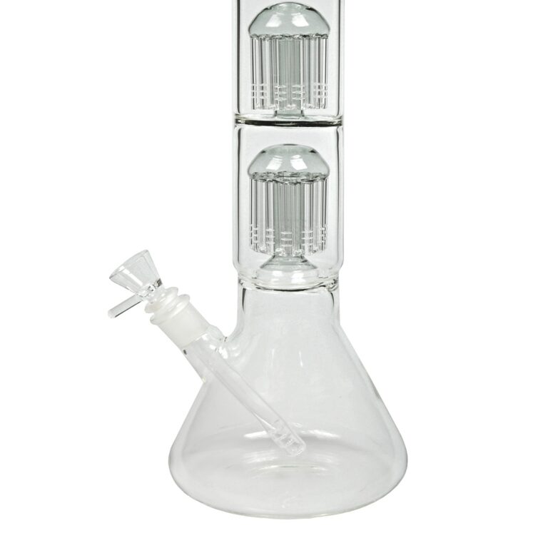 Skleněný bong s perkolací Super Heroes Beaker Tower Trans., 59cm
