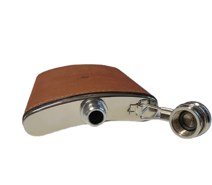 Placatka Cohiba hnědá kůže, 210ml