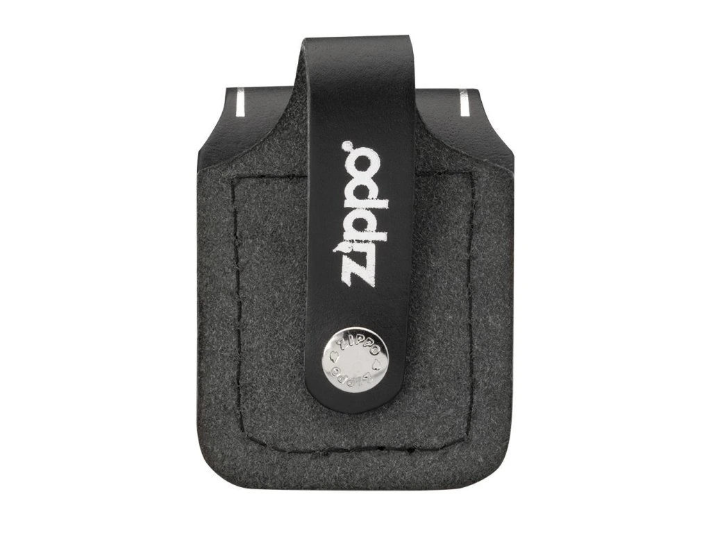 Kapsička Zippo na zapalovač s koženým poutkem, Harley Davidson