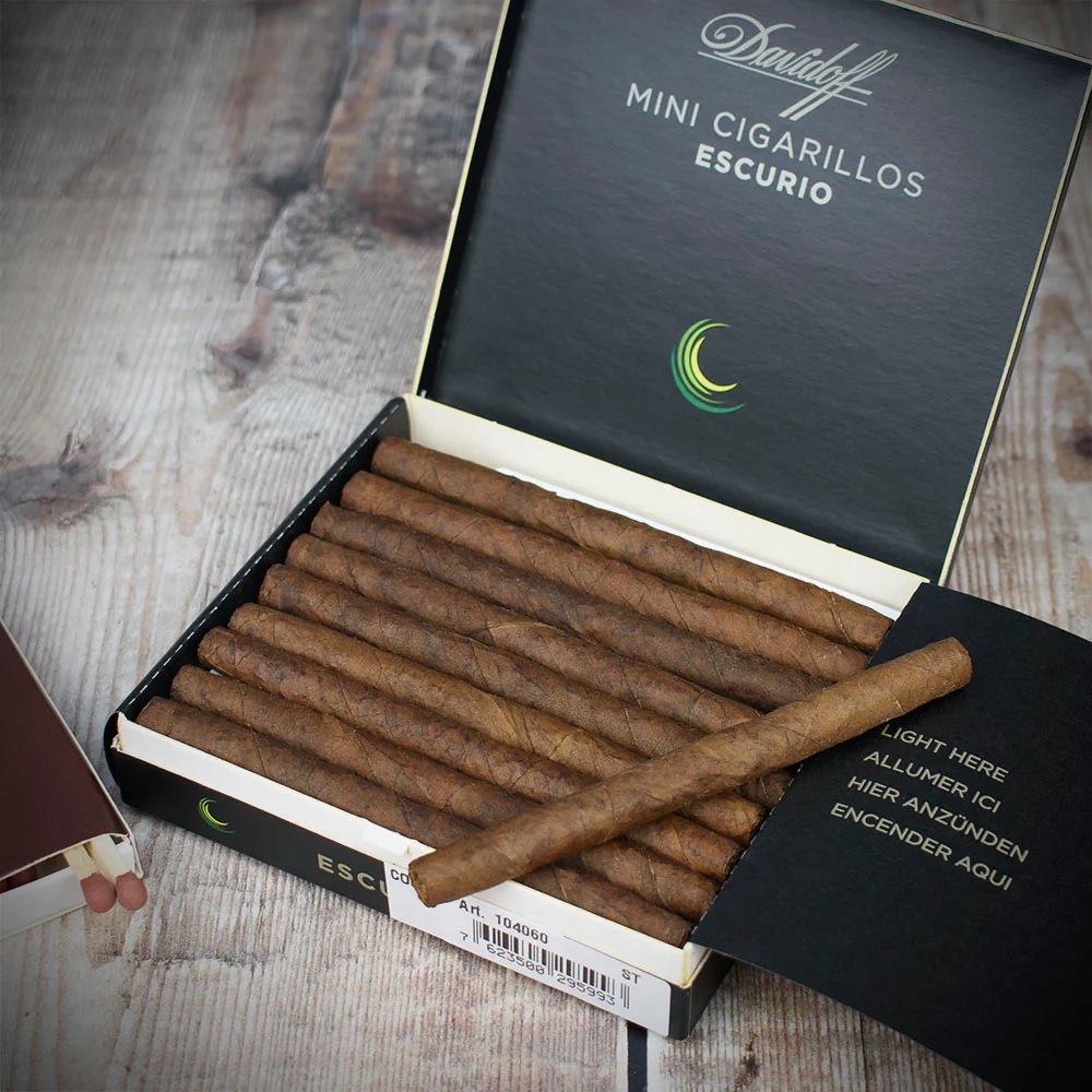 Doutníky Davidoff Mini Cigarillos Escurio, 20ks