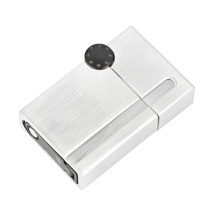 Doutníkový zapalovač Winjet Punch 2xjet, Brush chrome