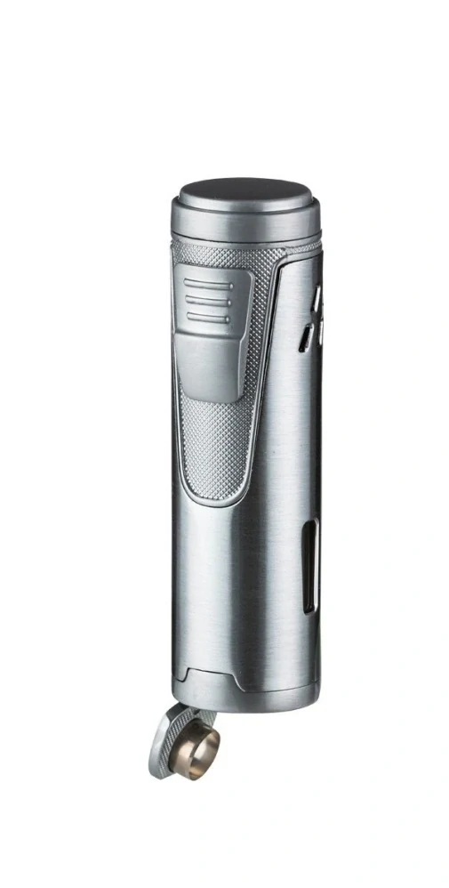 Doutníkový zapalovač Winjet Anton 5xjet, stříbrný