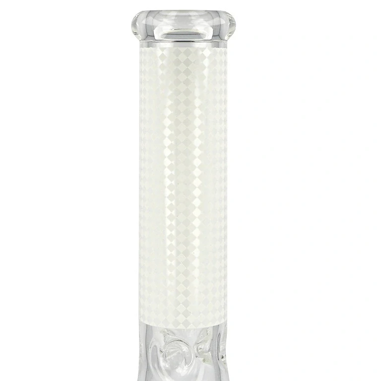 Skleněný bong Super Heroes Beaker White Cubes, 35cm