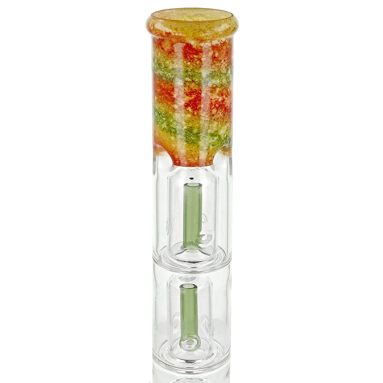 Skleněný bong s perkolací Super Heroes Beaker Rainbow, 36cm 