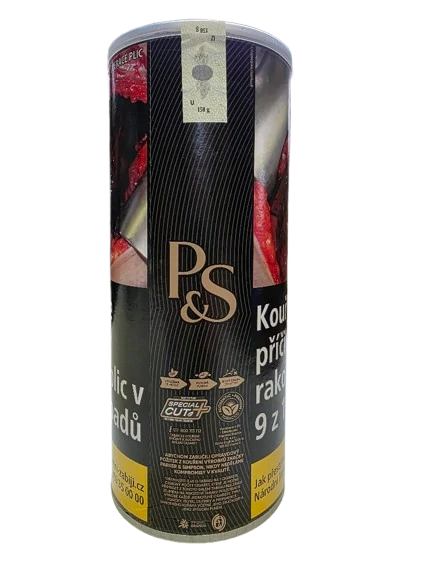 Cigaretový tabák P&S Black 158g (tuba)