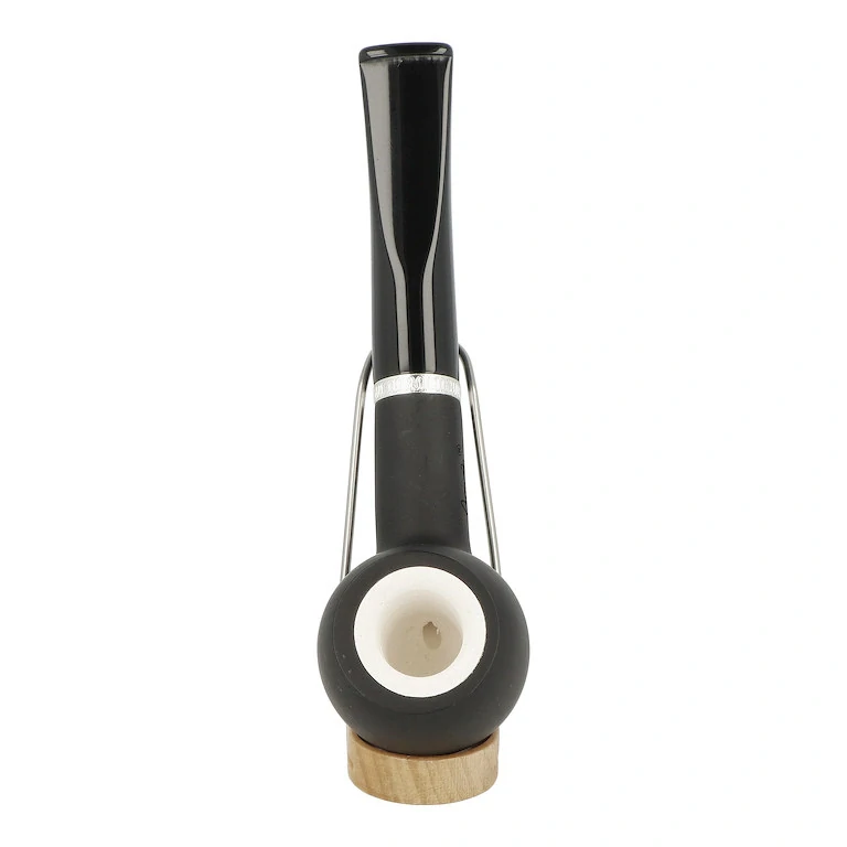 Dýmka Angelo Meerschaum II, black matt, ring, filtr 9mm