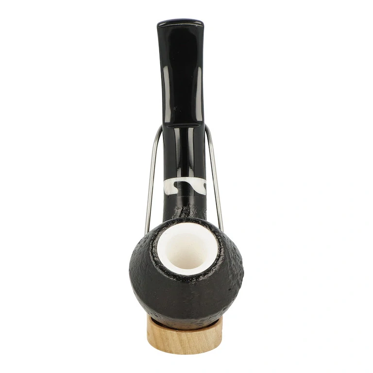 Dýmka Angelo Meerschaum III, black matt, ring, filtr 9mm
