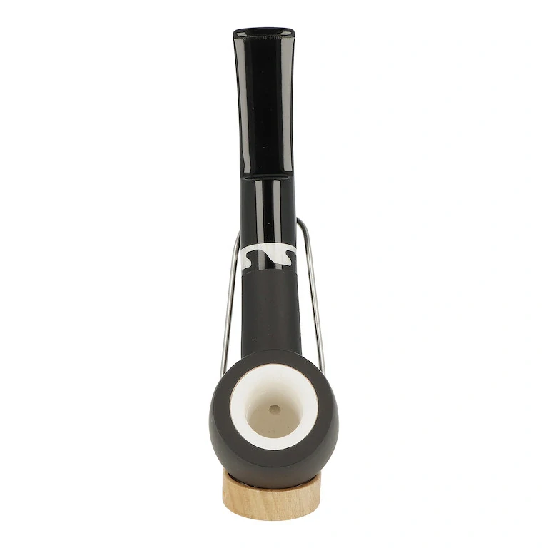 Dýmka Angelo Meerschaum, black matt, ring, filtr 9mm