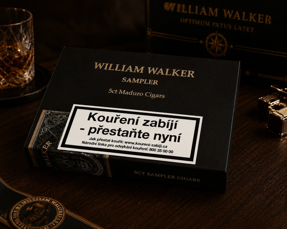 Doutníky William Walker Sampler Maduro, 5ks