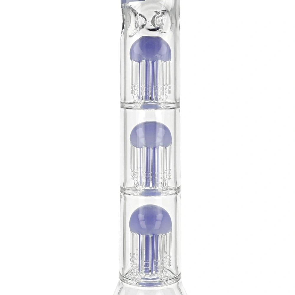 Grace Glass Skleněný bong s perkolací Golden LE Blue 48cm