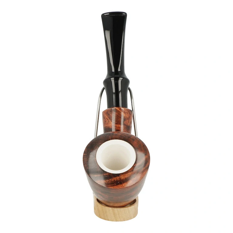 Dýmka Angelo Meerschaum Straight I, filtr 9mm