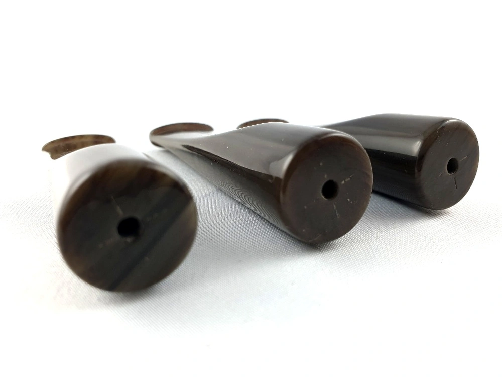 Akrylový náustek šedo/černý