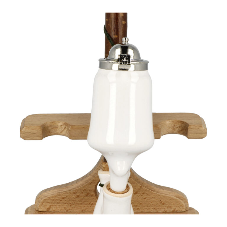 Dýmka keramická, bílá III.