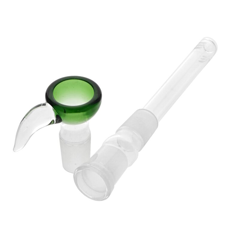 Skleněný bong s perkolací Thug Life Series V2 Green, 35cm