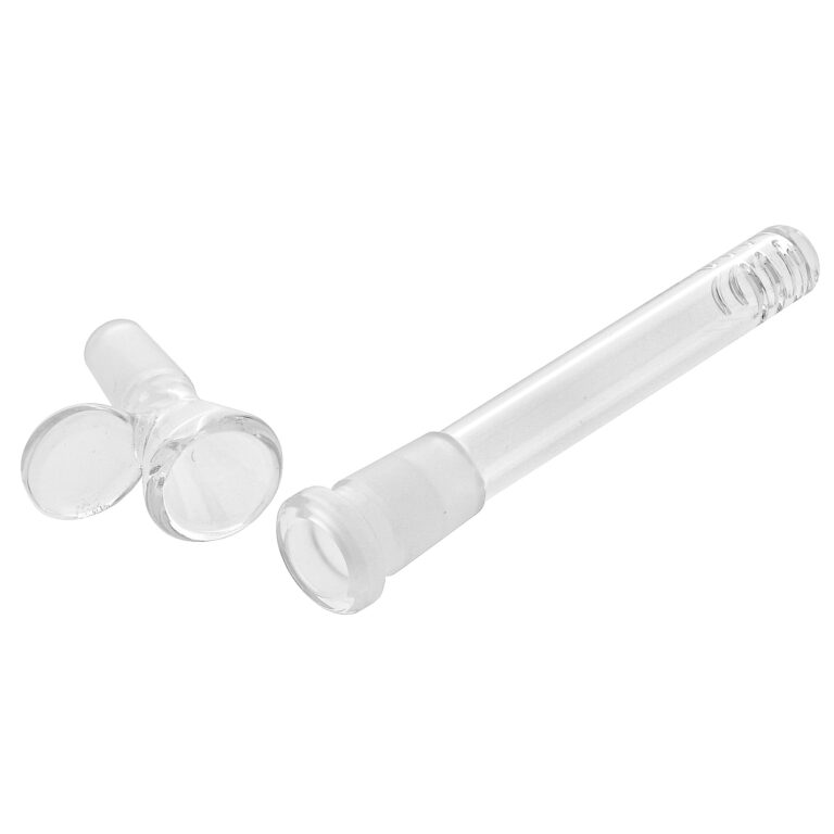 Skleněný bong s perkolací Blaze Glass Ice, Drum per. White, 35cm