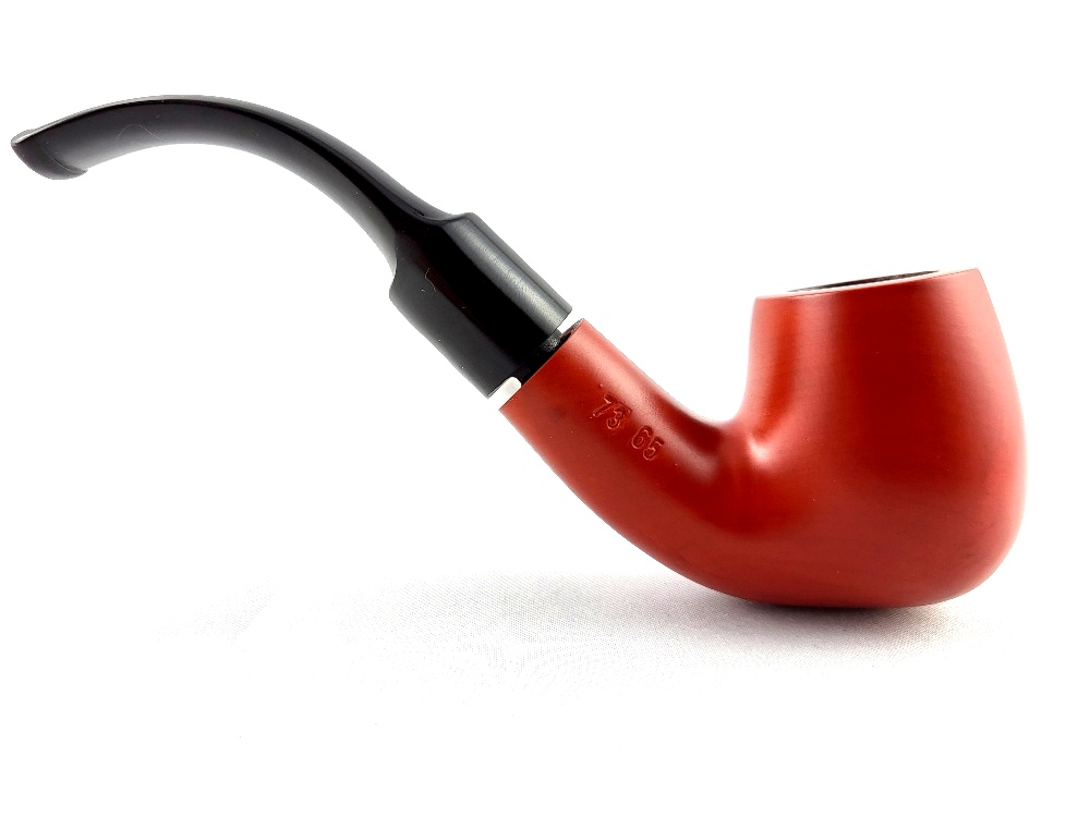 Dýmka z hruškového dřeva, oranžová  7365